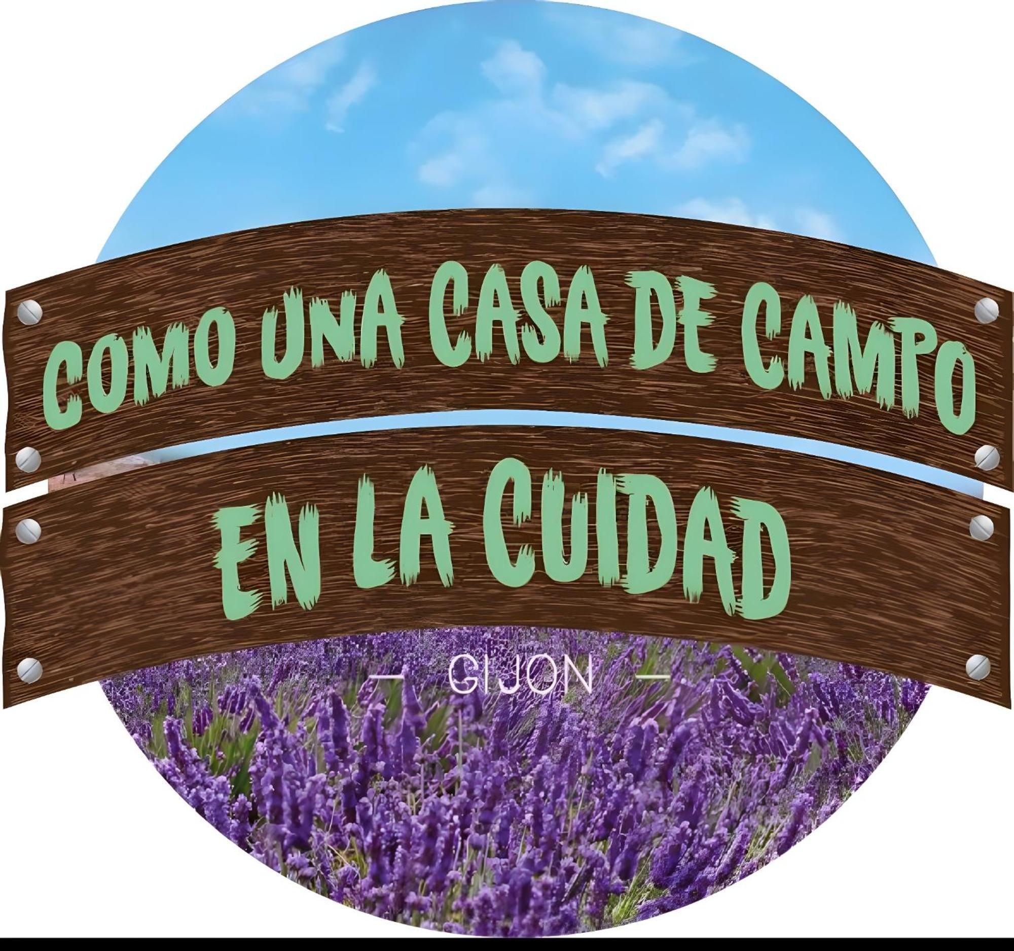 Como Una Casa De Campo En La Ciudad, Con Patio -Parking Gratis Gijón Zewnętrze zdjęcie